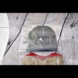 American Eagle Outfitters Mens Double Layered Beanie
